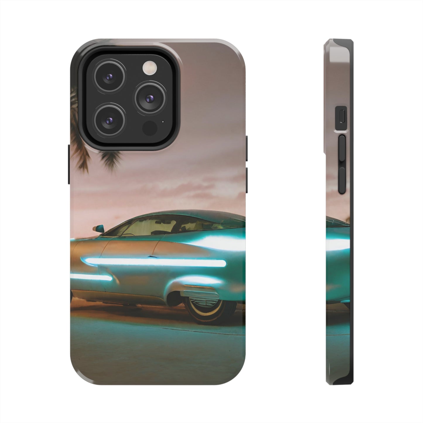 Retro Miami Car Tough Phone Case