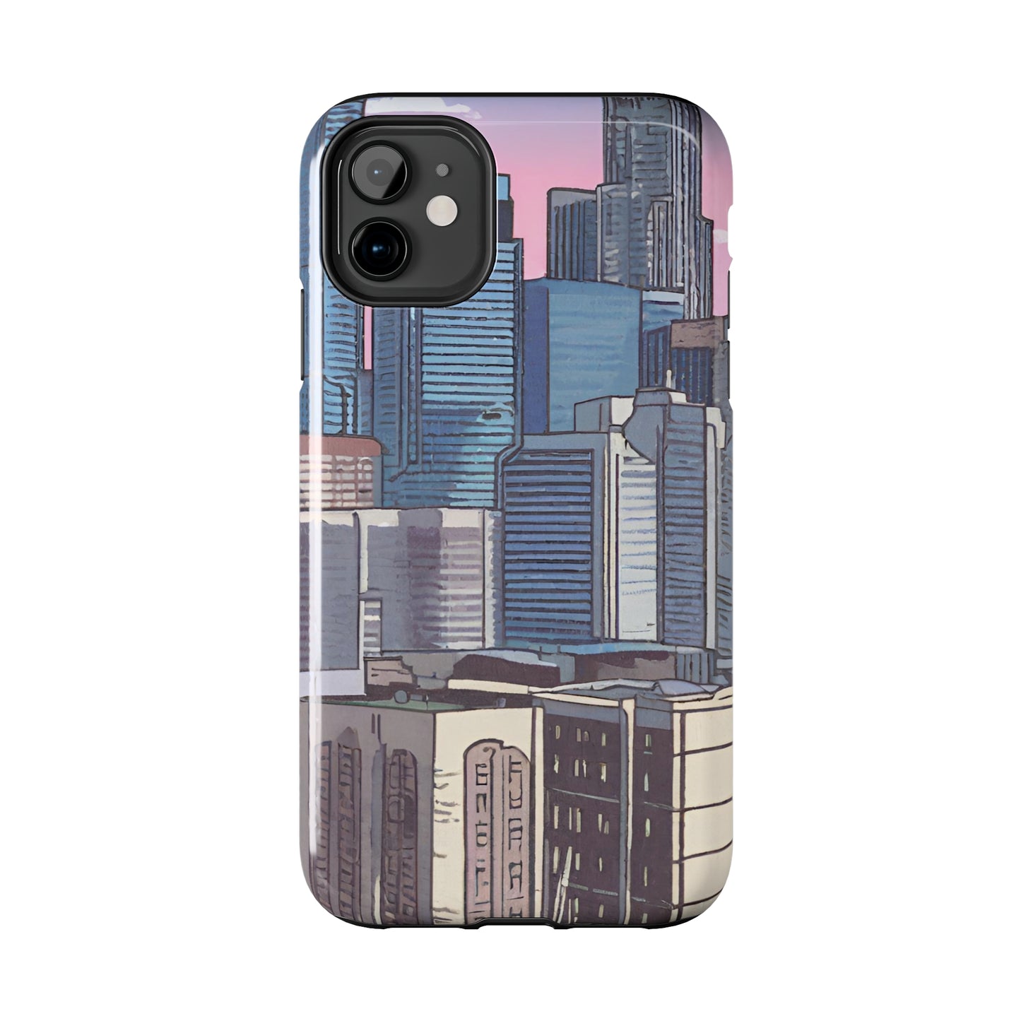 Cartoon City Tough iPhone Case