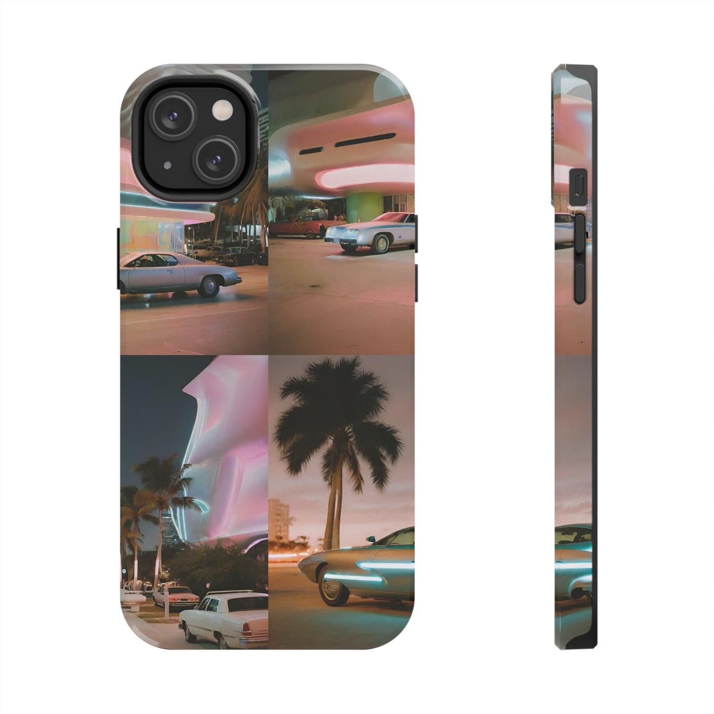 Retro Miami Tough iPhone Case