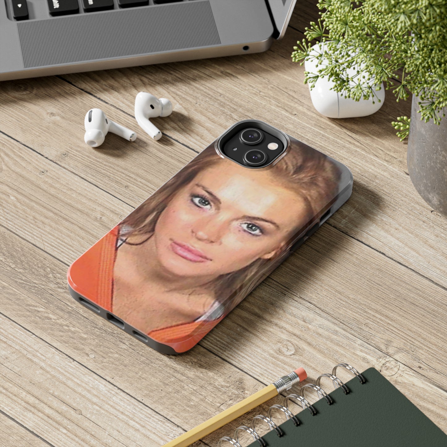 Lindsay Lohan Mugshot Tough Phone Case