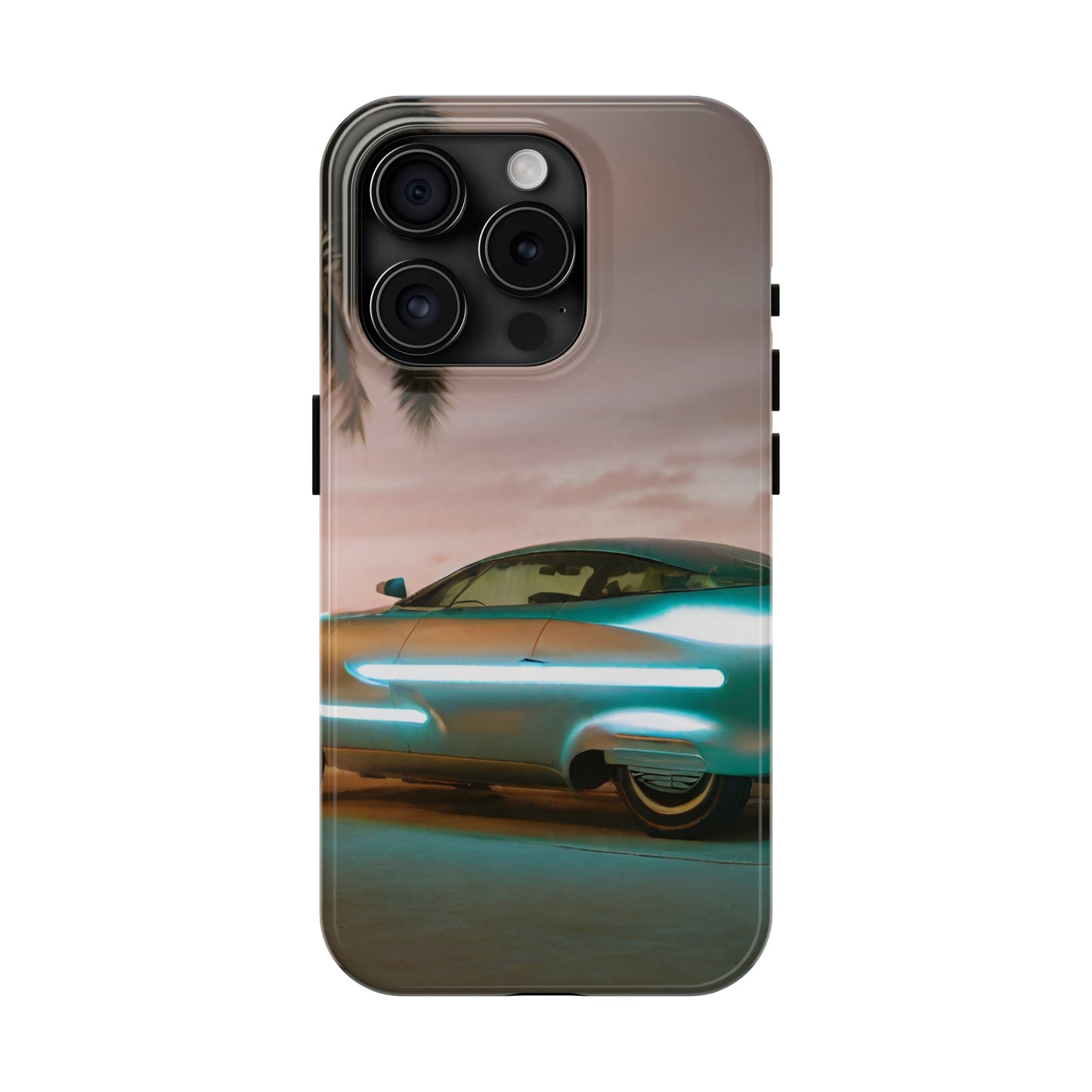 Retro Miami Car Tough Phone Case