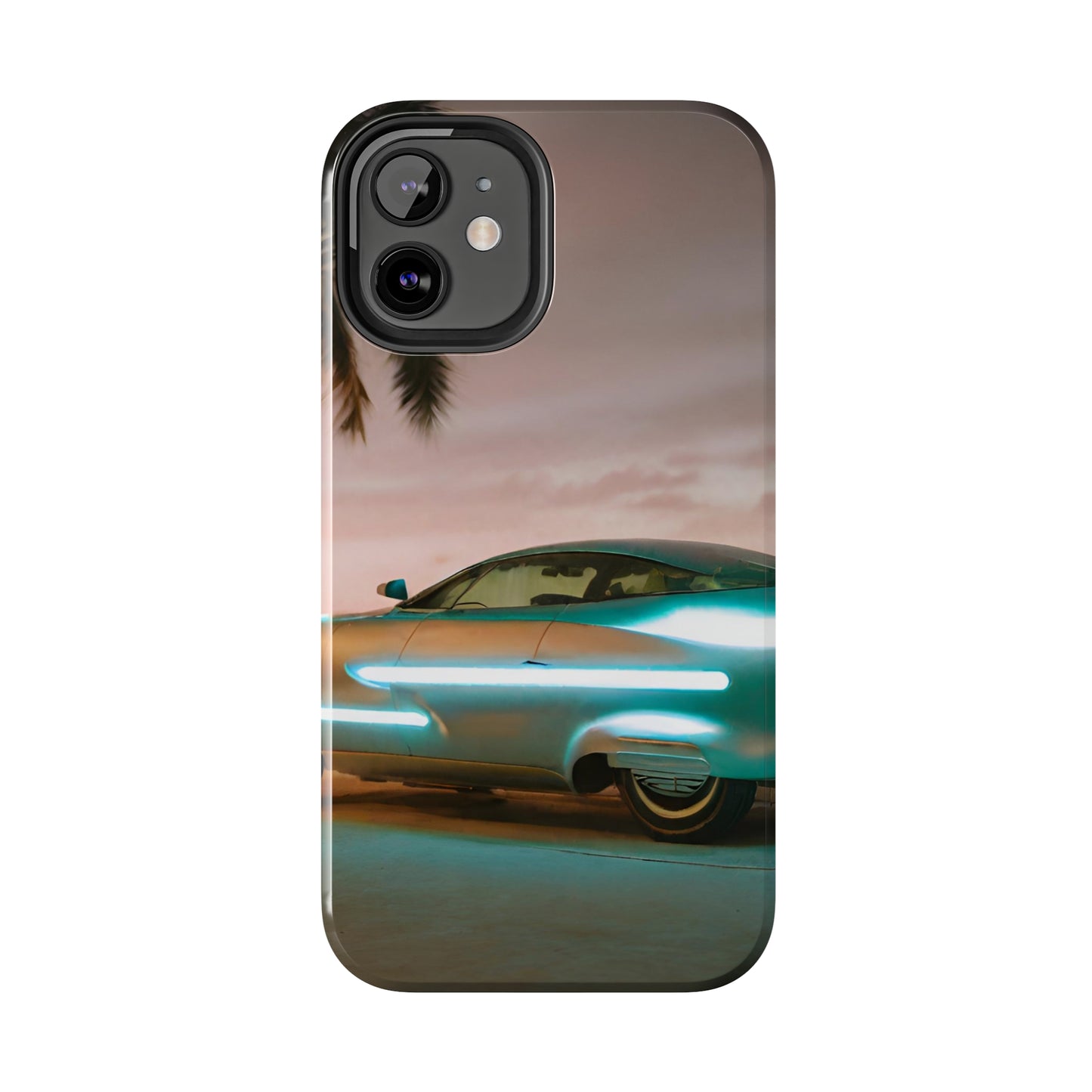 Retro Miami Car Tough Phone Case