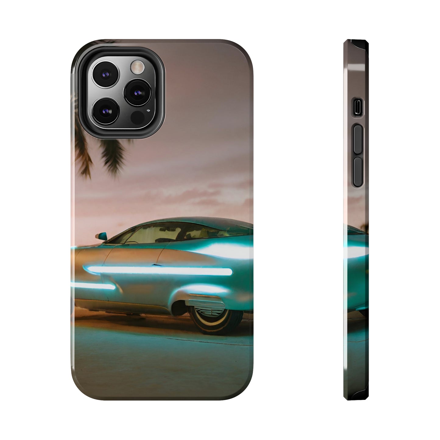 Retro Miami Car Tough Phone Case