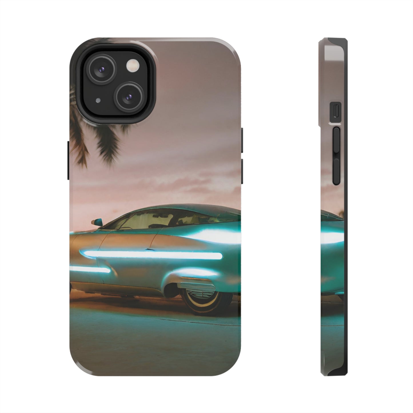 Retro Miami Car Tough Phone Case