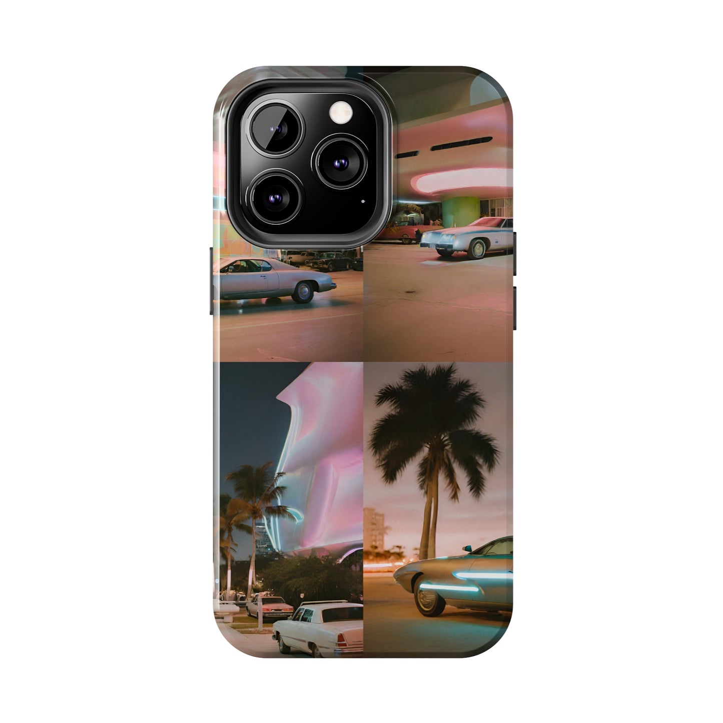 Retro Miami Tough iPhone Case