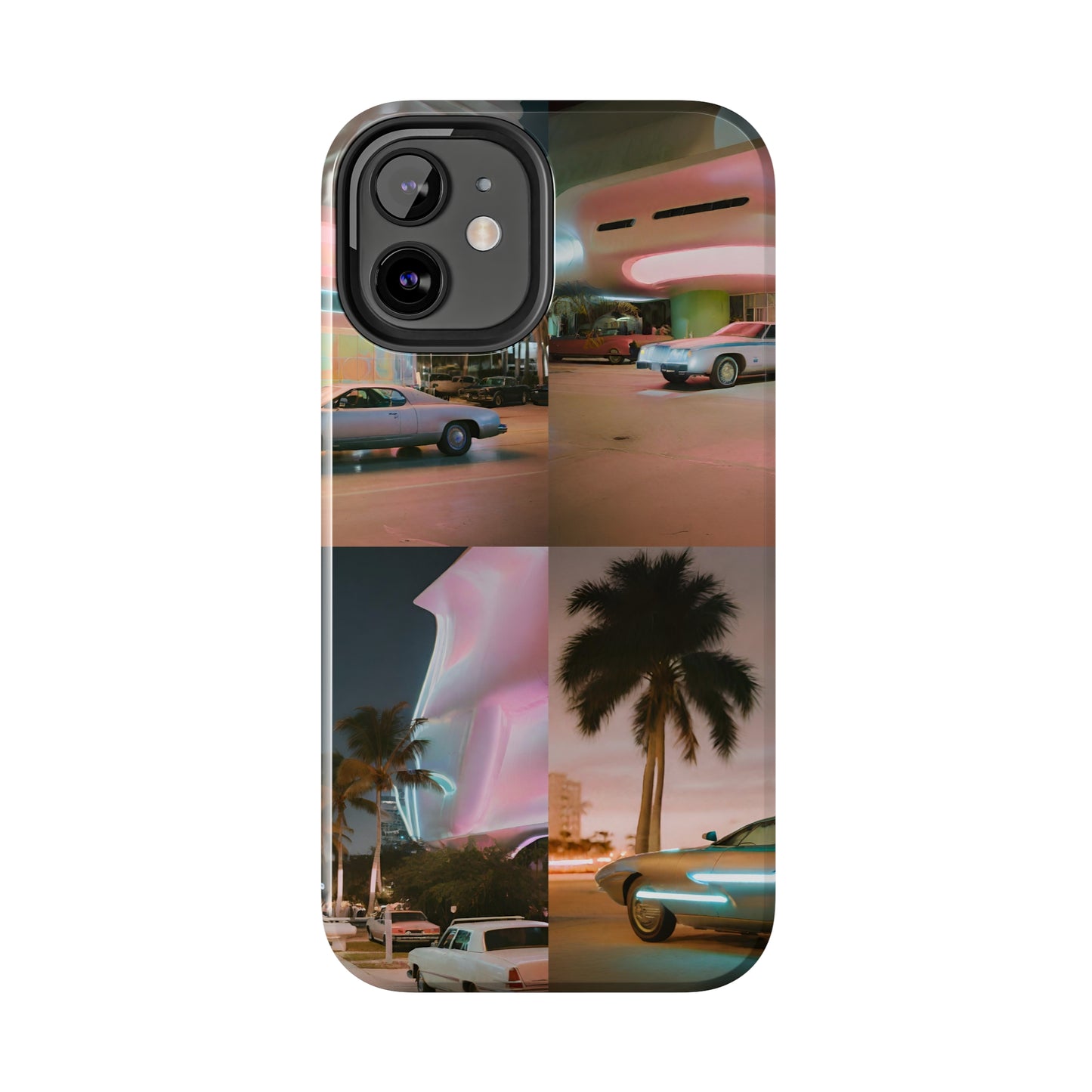 Retro Miami Tough iPhone Case