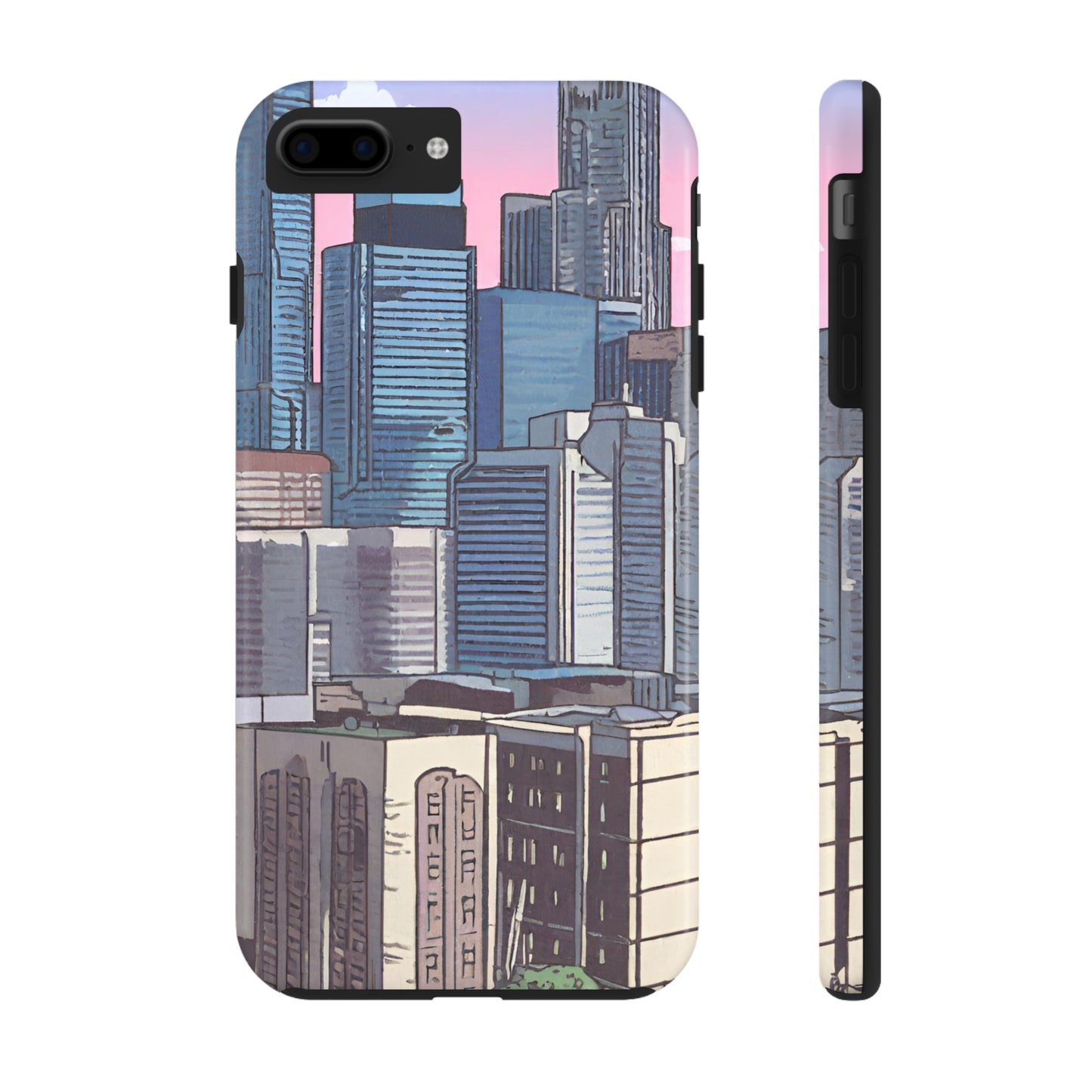 Cartoon City Tough iPhone Case