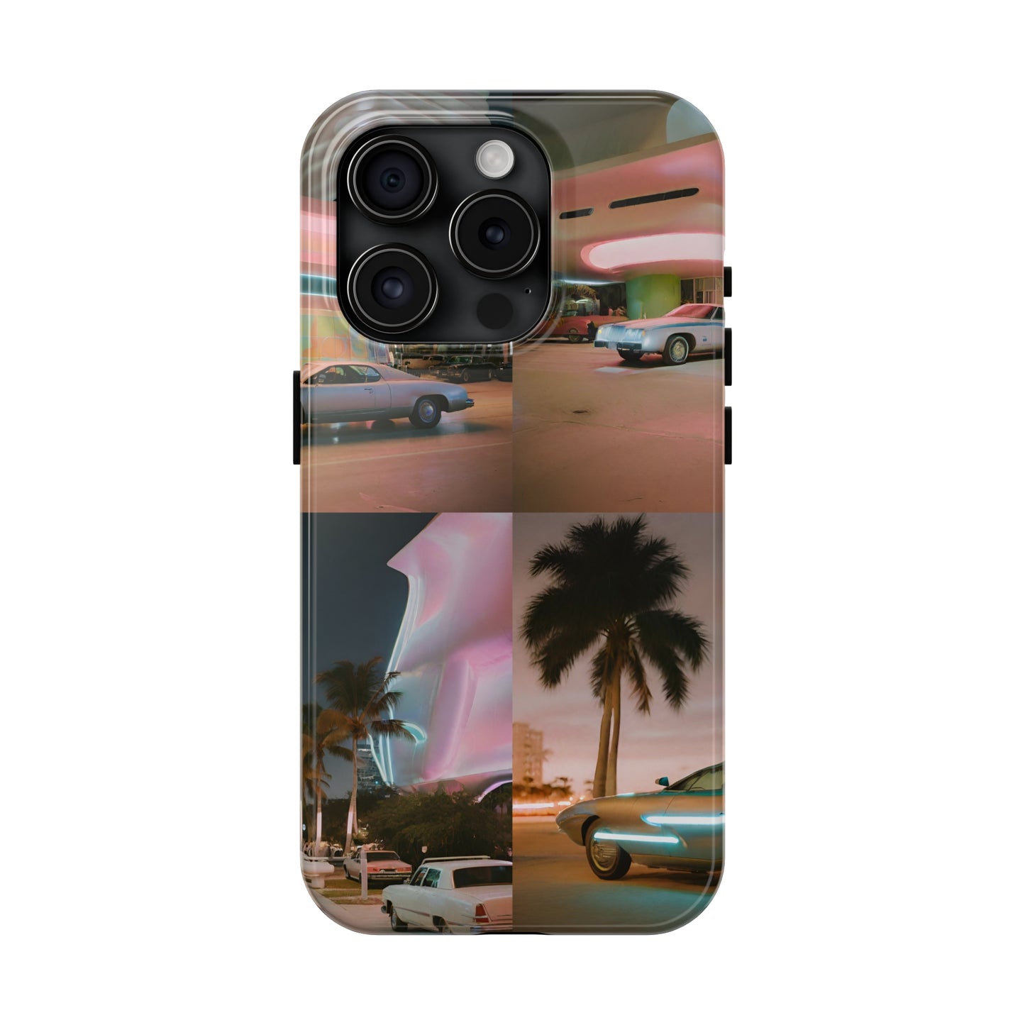 Retro Miami Tough iPhone Case