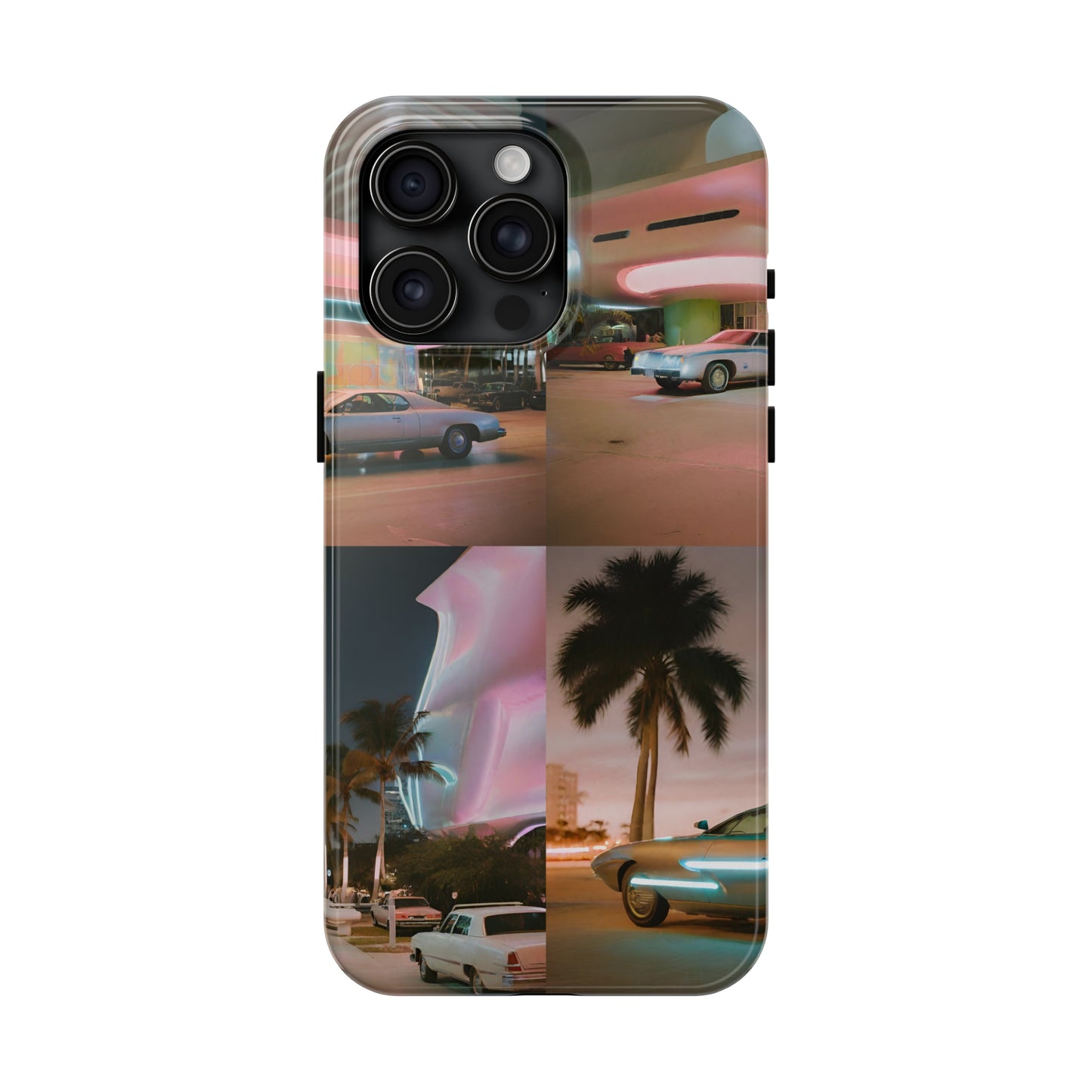 Retro Miami Tough iPhone Case