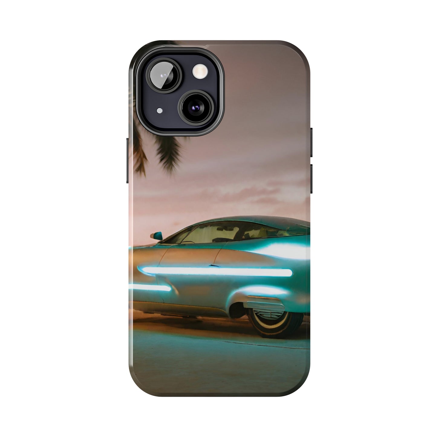 Retro Miami Car Tough Phone Case