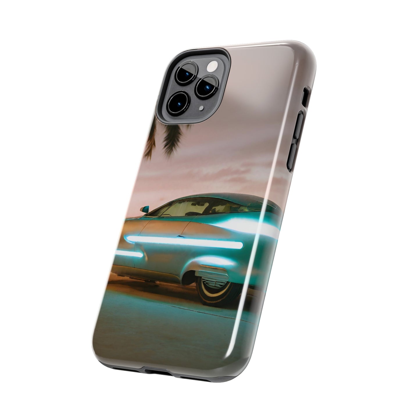 Retro Miami Car Tough Phone Case