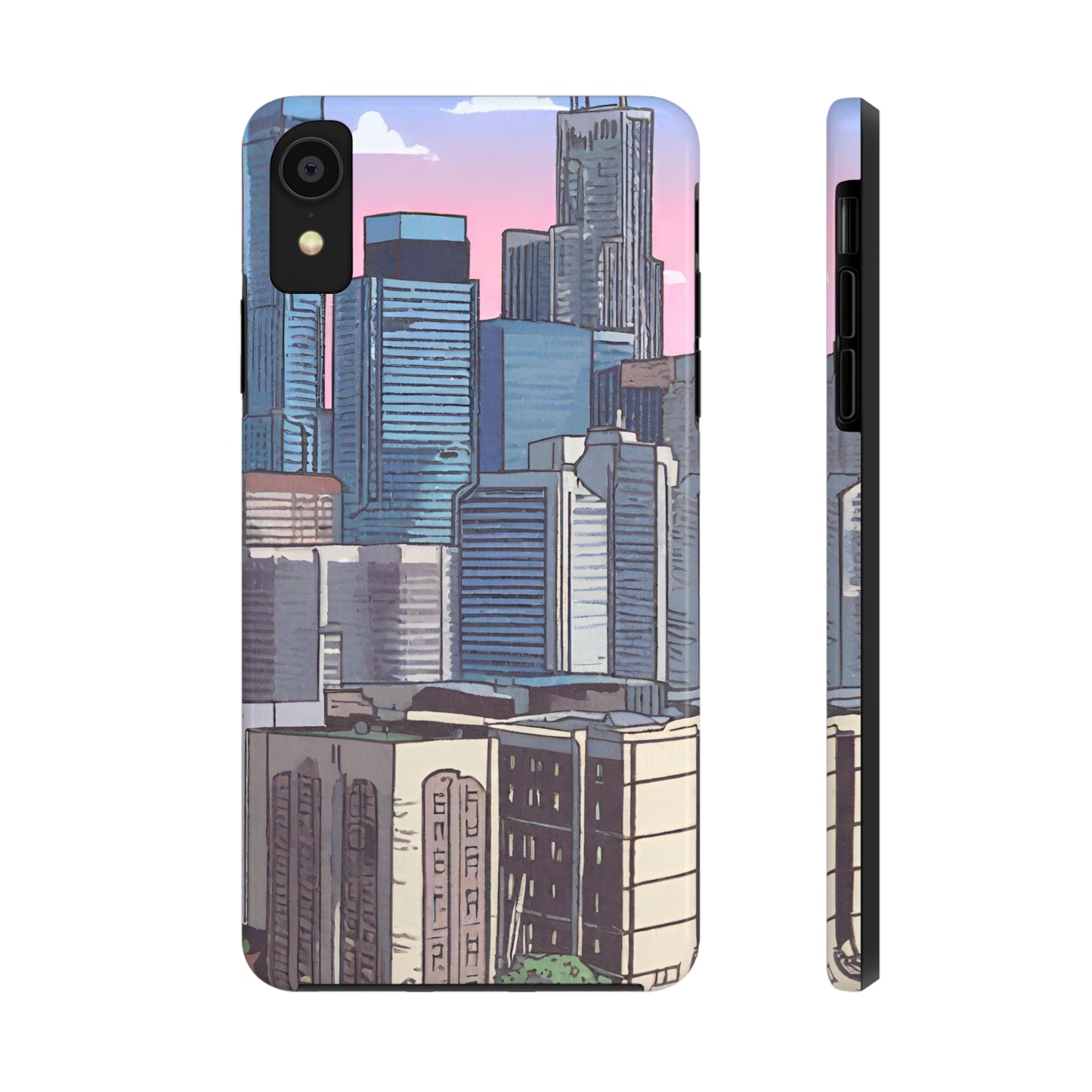 Cartoon City Tough iPhone Case