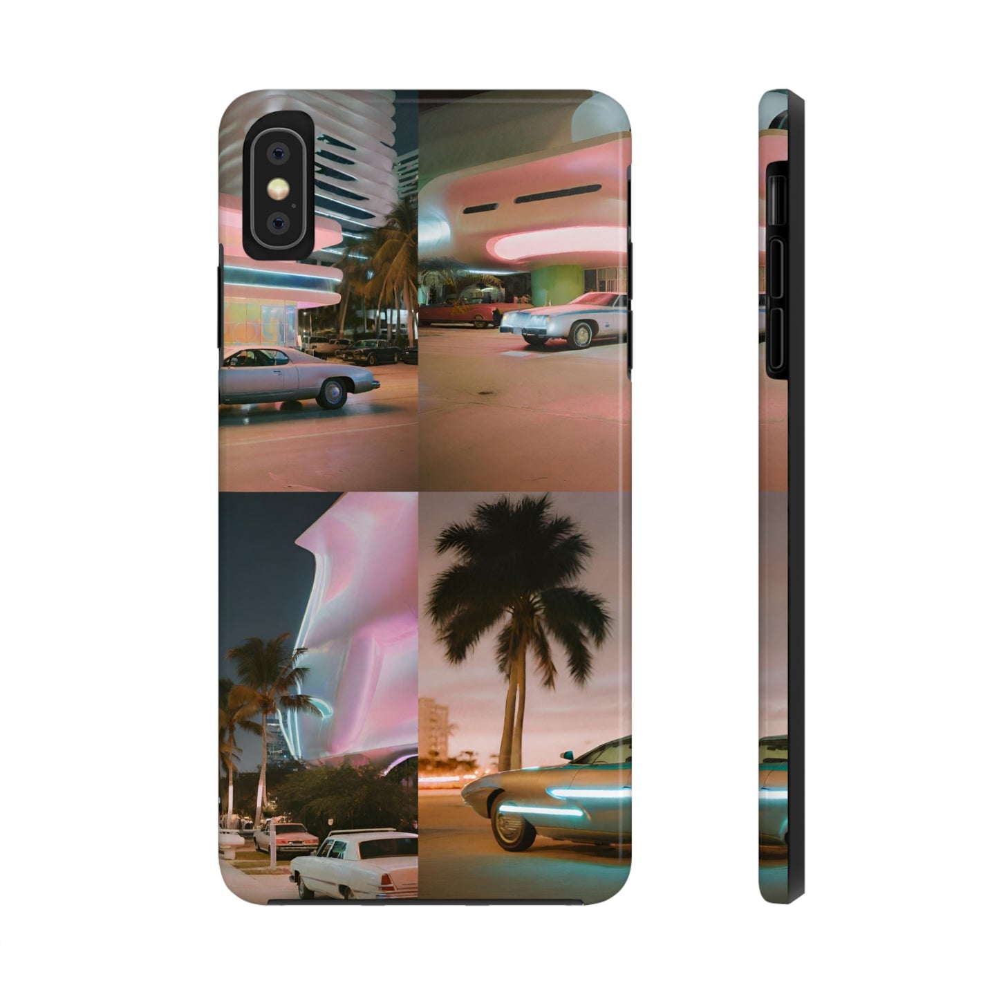 Retro Miami Tough iPhone Case