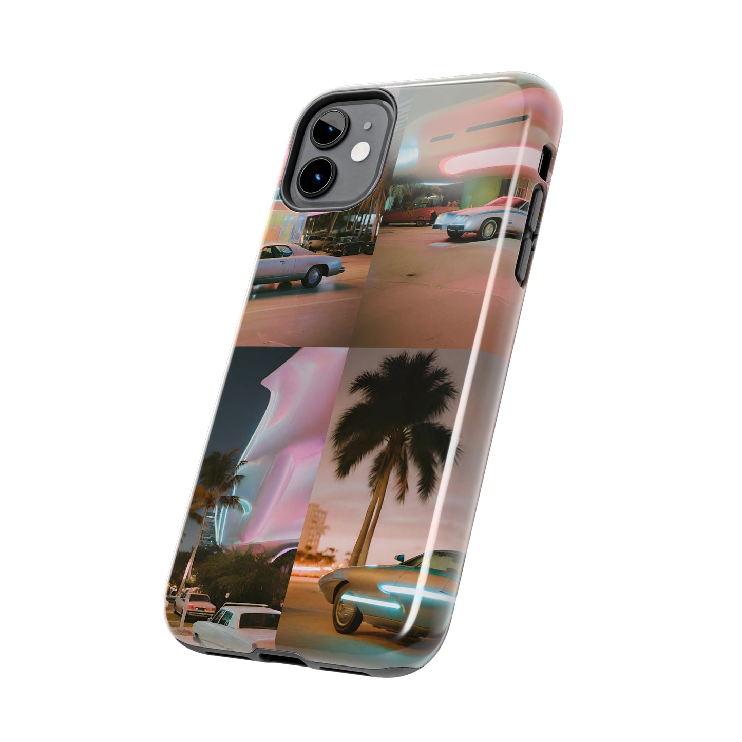 Retro Miami Tough iPhone Case