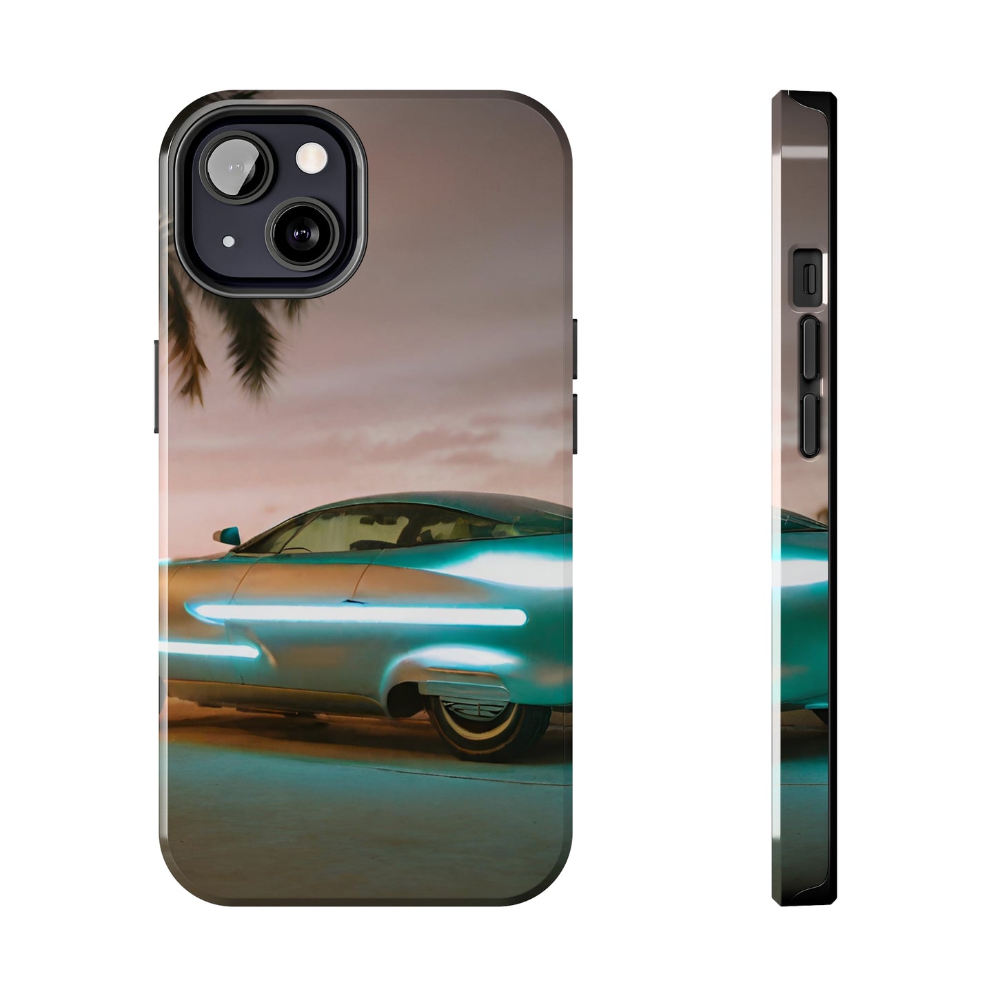 Retro Miami Car Tough Phone Case