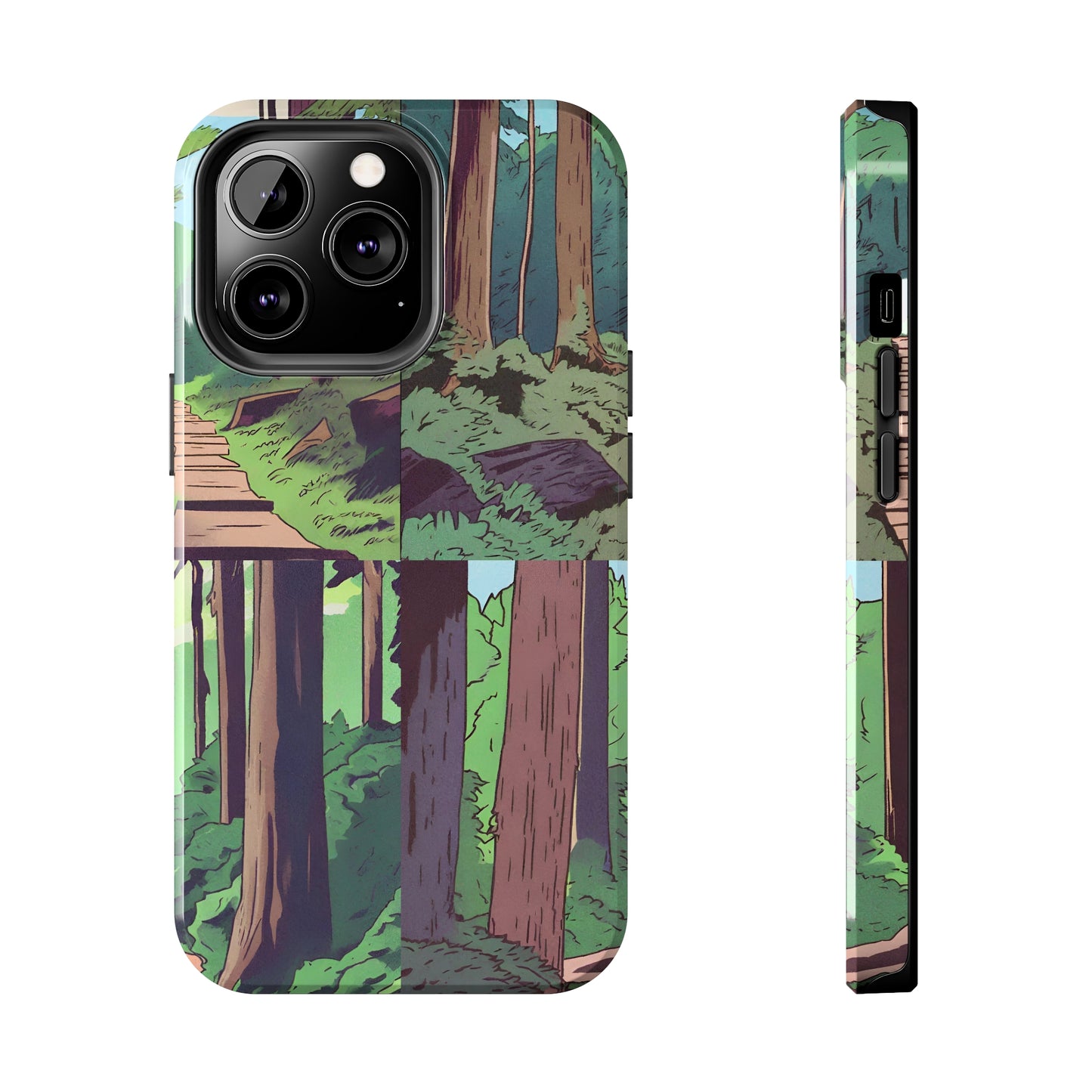 Forest Tough iPhone Case