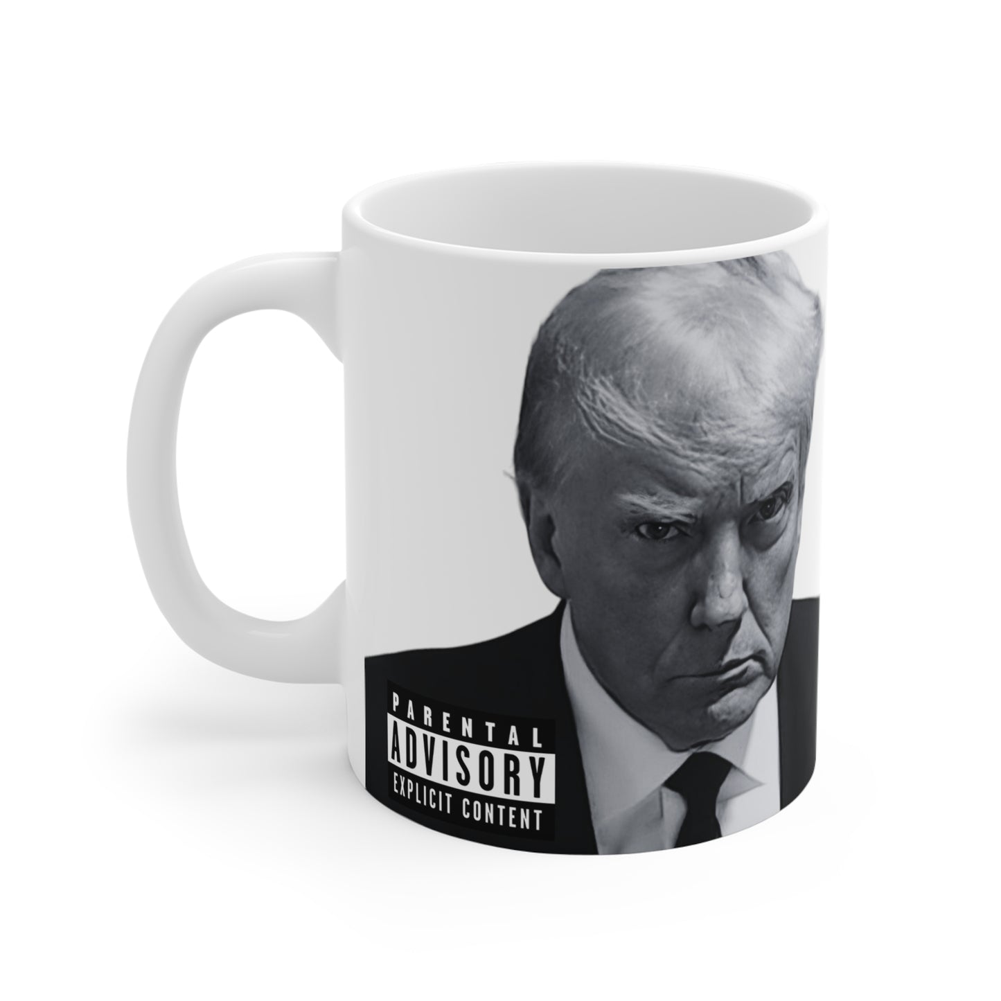 Trump Gangsta Album Cover Mugshot Mug