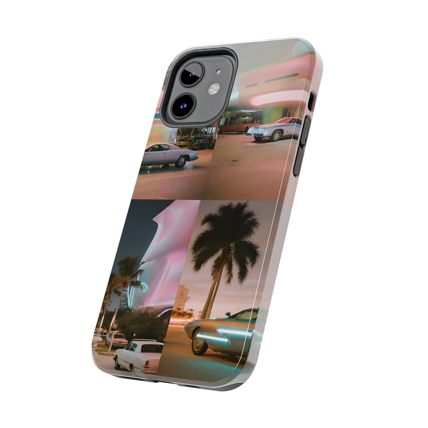 Retro Miami Tough iPhone Case