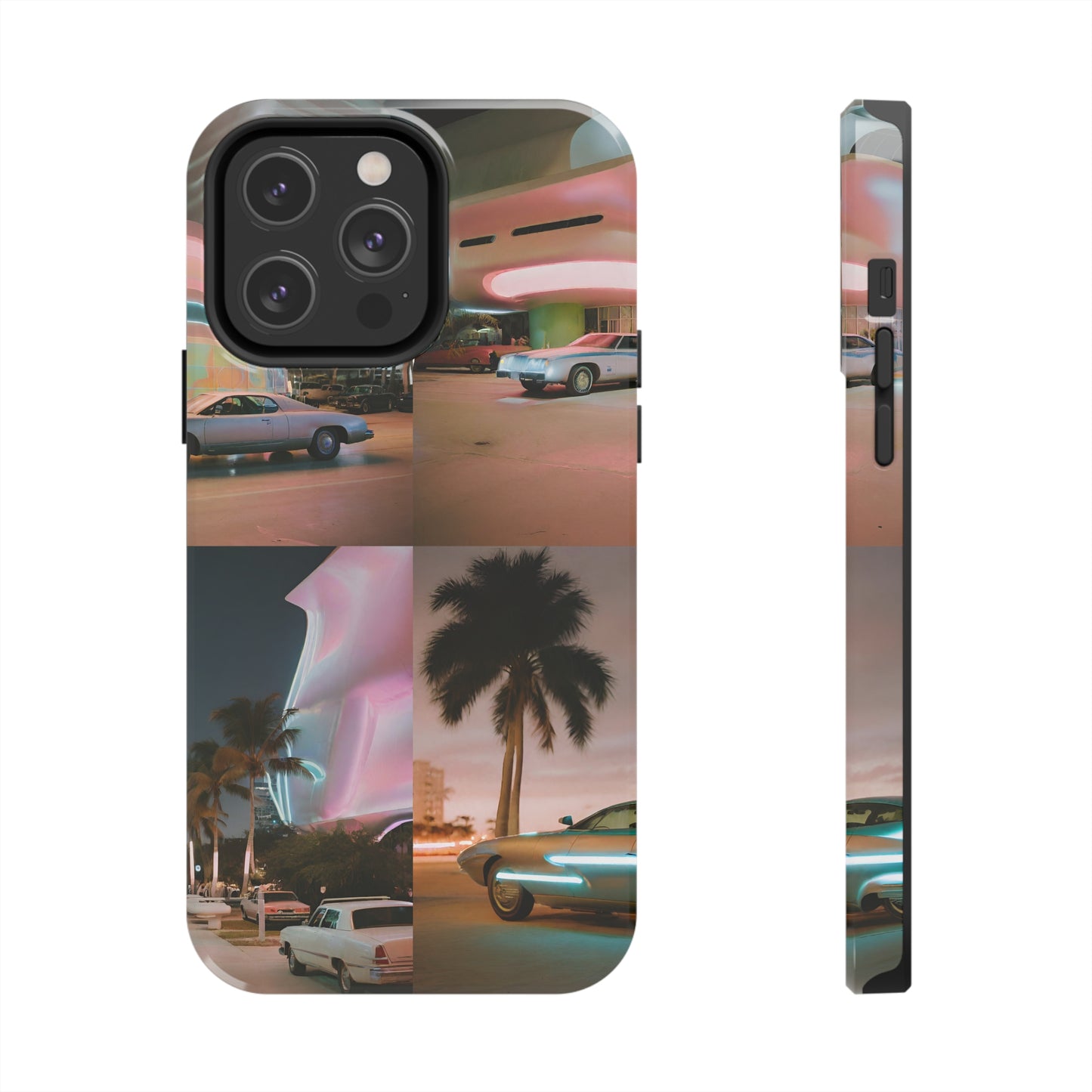 Retro Miami Tough iPhone Case