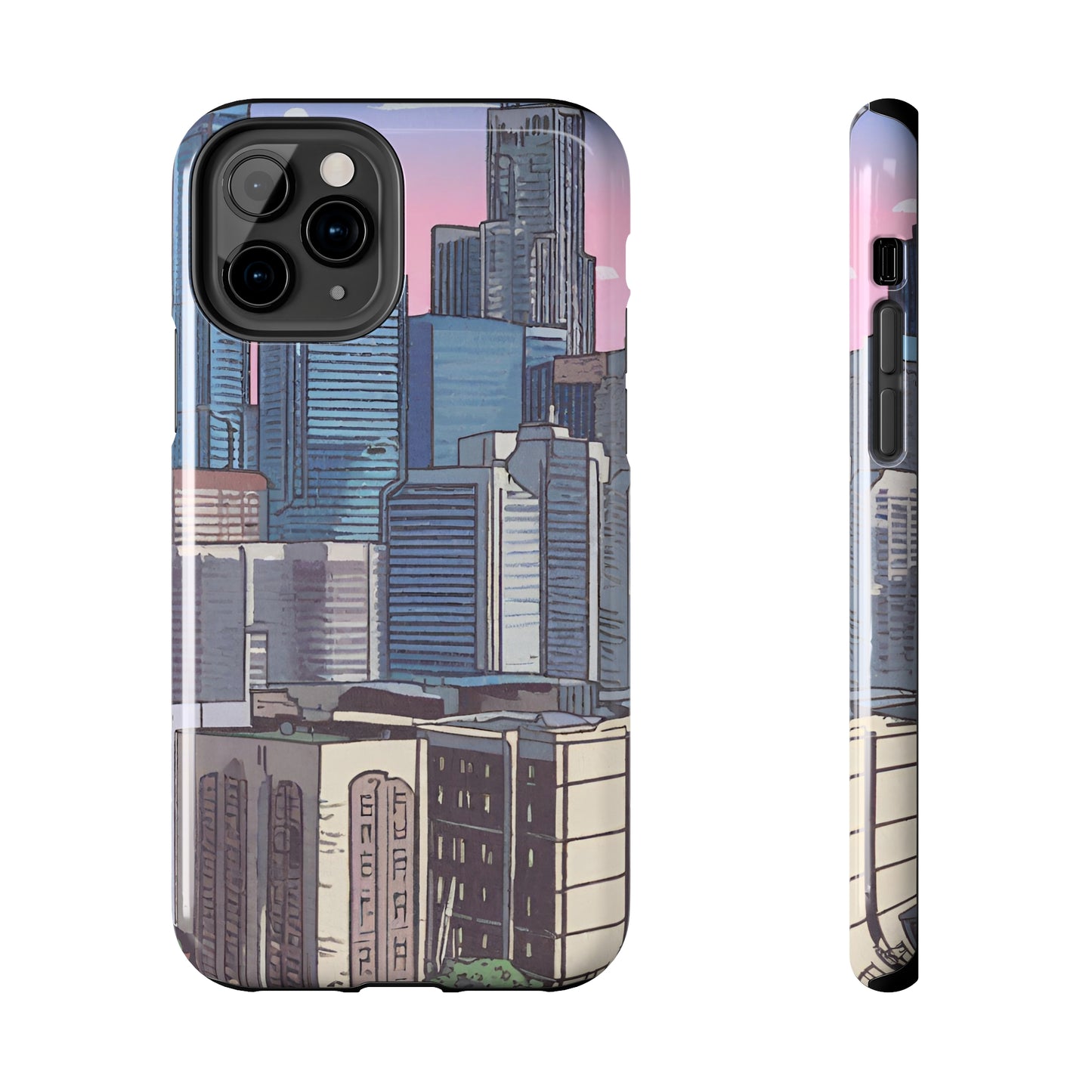 Cartoon City Tough iPhone Case