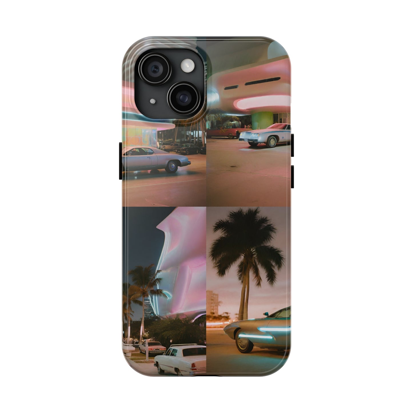 Retro Miami Tough iPhone Case