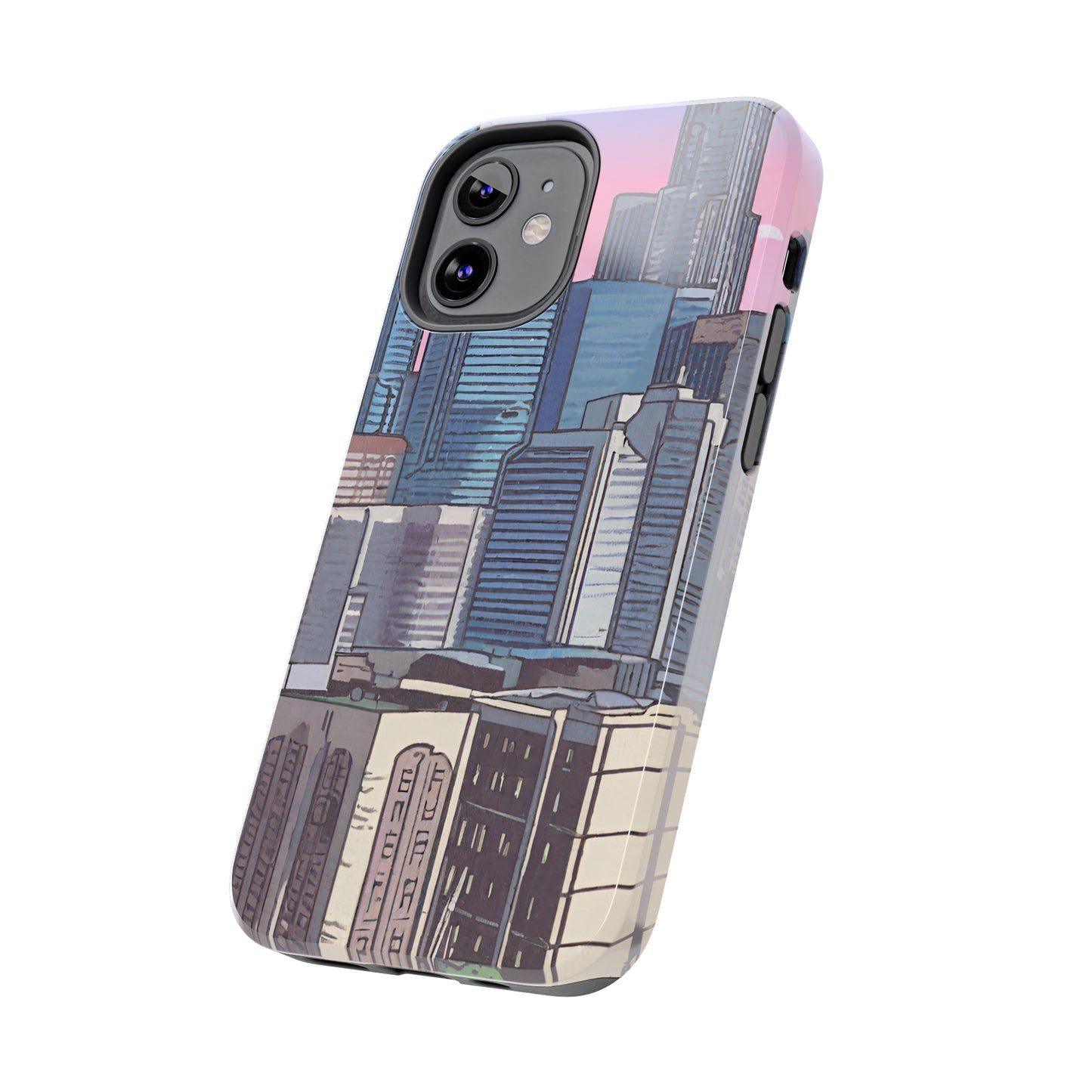 Cartoon City Tough iPhone Case