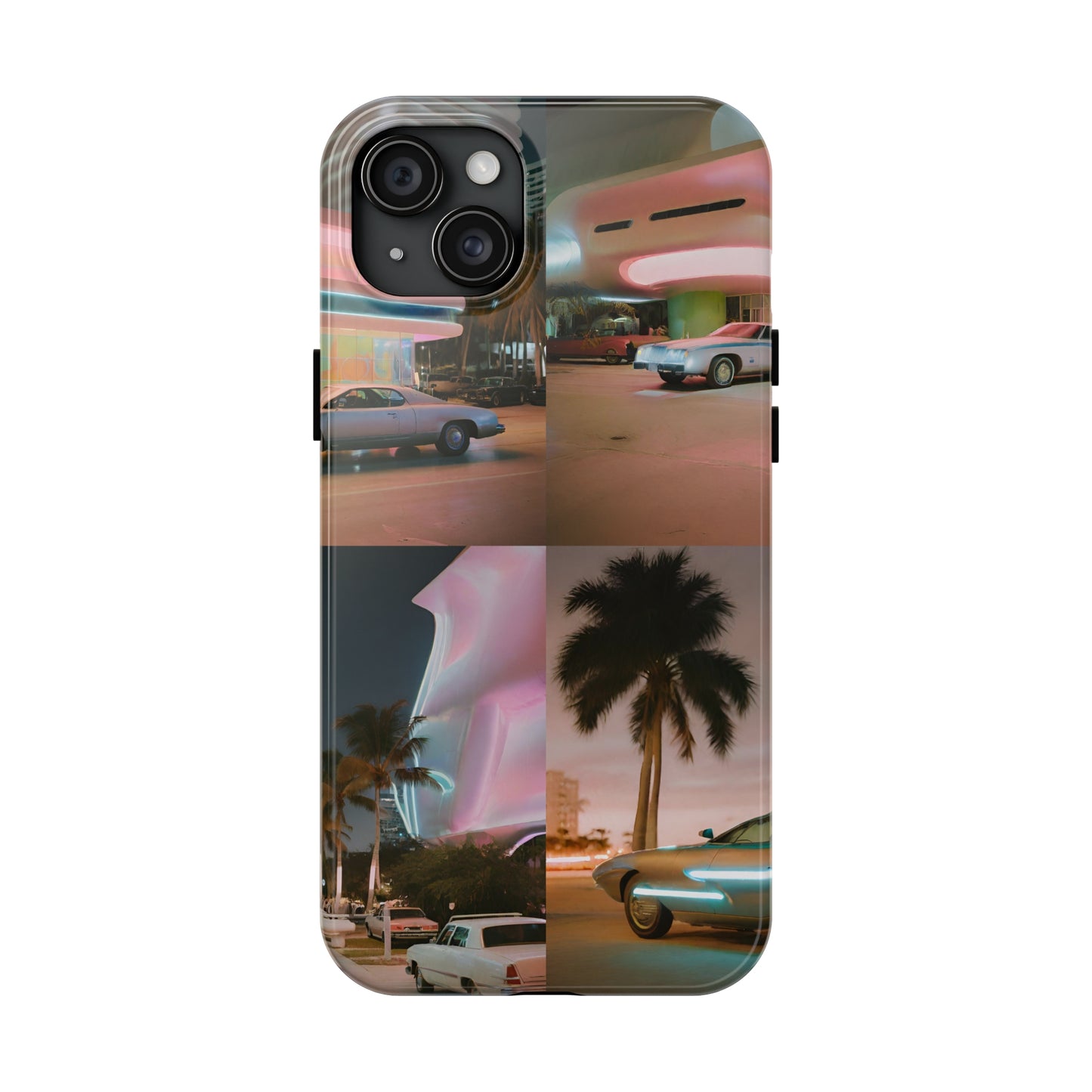 Retro Miami Tough iPhone Case