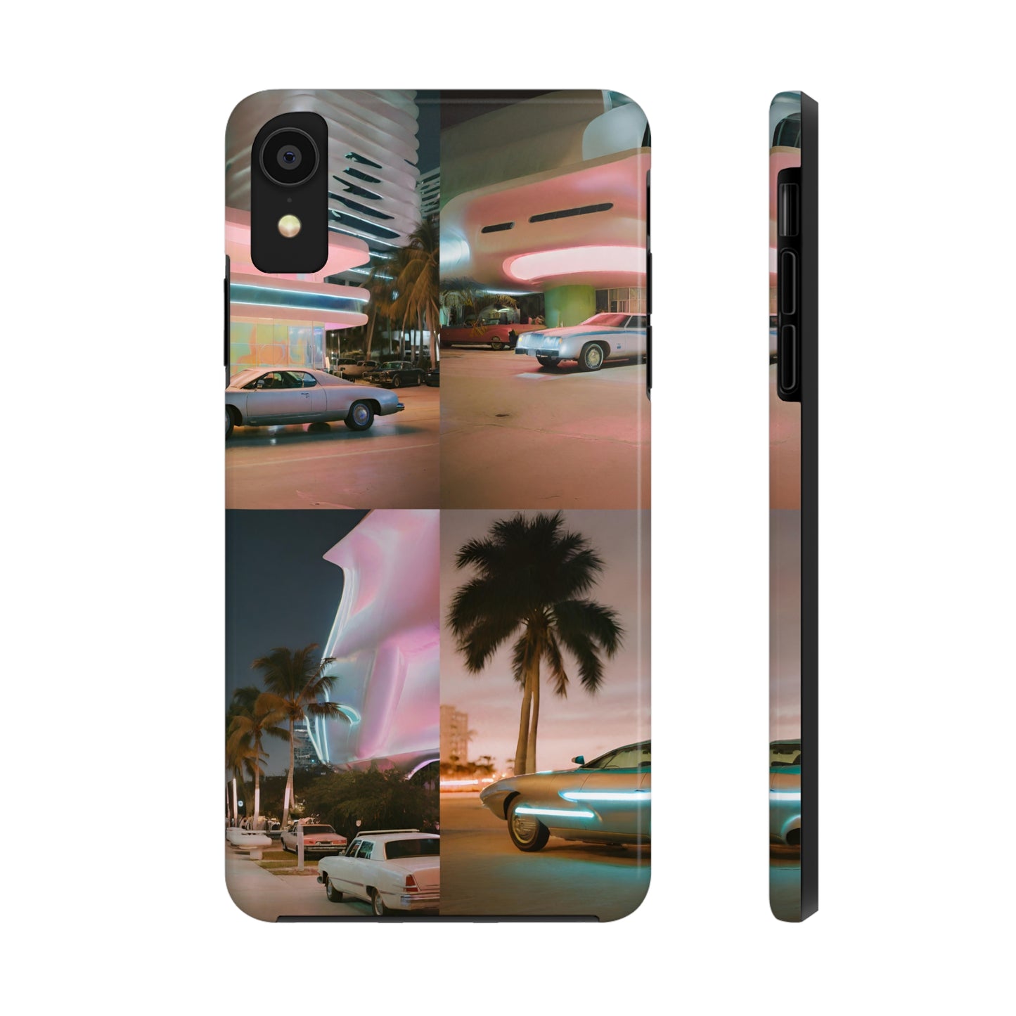 Retro Miami Tough iPhone Case