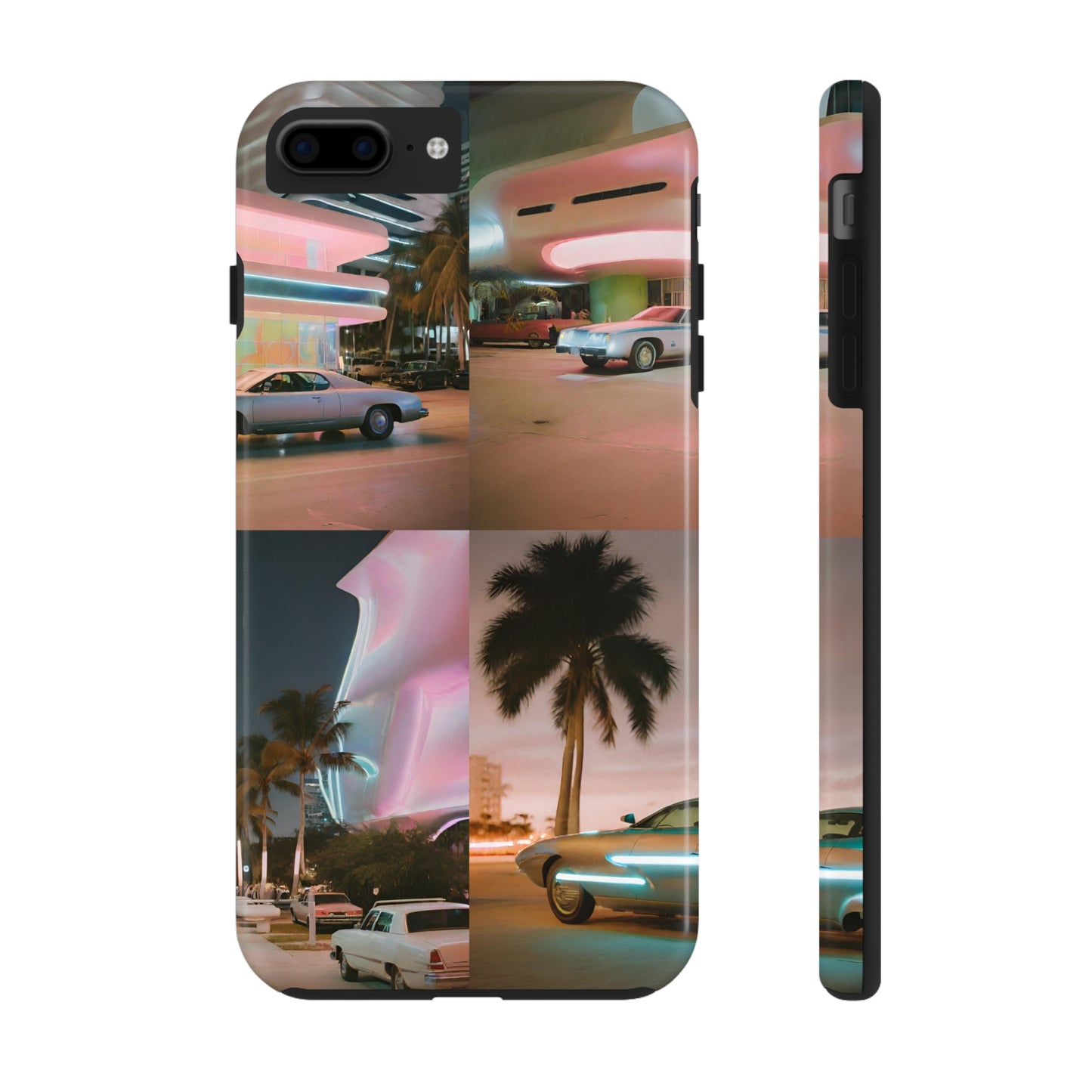 Retro Miami Tough iPhone Case