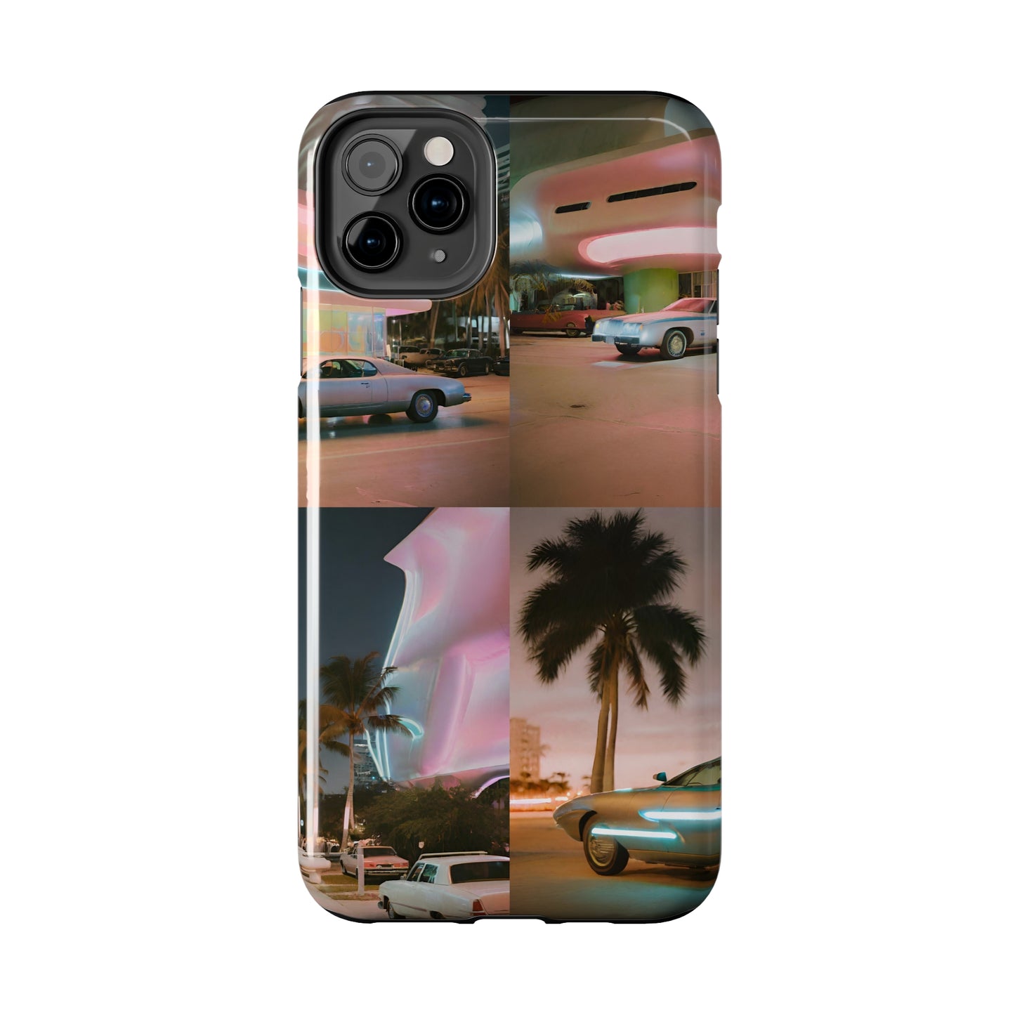 Retro Miami Tough iPhone Case